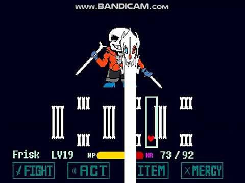 Disbelief Sans Phase 2 Fight - Underswap Distrust