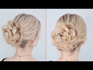 Elegant Flower Bun!