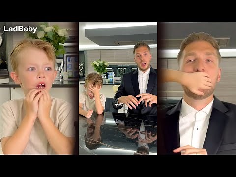 Son's reaction to lying in a job interview 🤣👀