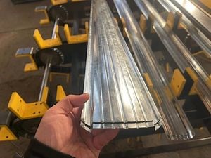 [Hot Item] Fully Automatic Metal Fence Making Machine Metal Fence Post Dura Roll Forming Machine