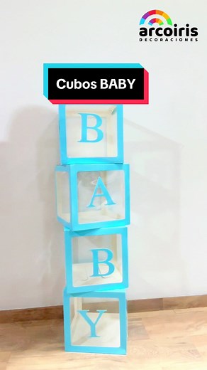 Cubos para tu Baby Shower: Ideas y Decoración