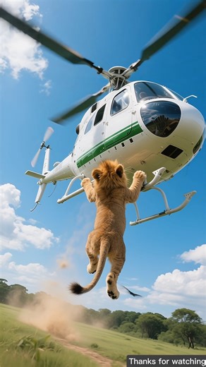 The cub saved millions of lives in the helicopter and prevented the helicopter from exploding #ai