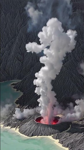 Acid-Lake Collapse 💚🌋 Ijen’s Lava Dome Cracks Open