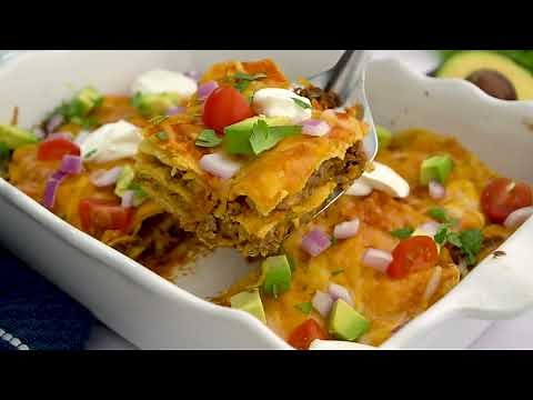 Ground Beef Enchilada Casserole with Corn Tortillas (Gluten-Free)