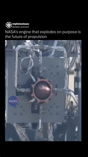 explainscience | NASA is testing a revolutionary engine that literally explodes on purpose to create thrust. It’s called a Rotating Detonation Engine (RDE),... | Instagram