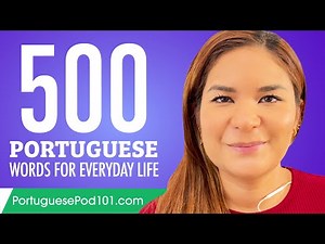 500 Portuguese Words for Everyday Life - Basic Vocabulary #25