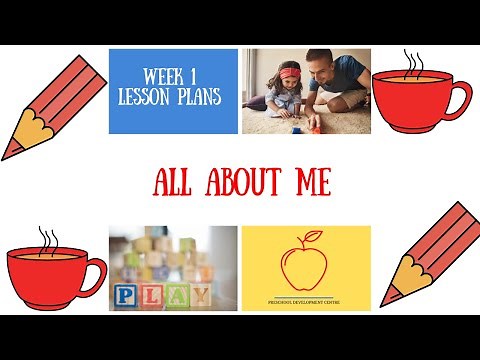 FREE LESSON PLAN DOWNLOADS!! All About Me - Preschool Activity Plans And Demonstrations
