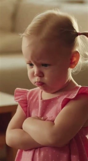 Daddy Kisses New Baby…Big Sister’s Reaction Is HILARIOUS! 😭🤣#Shorts#ToddlerMeltdown#JealousBigSister