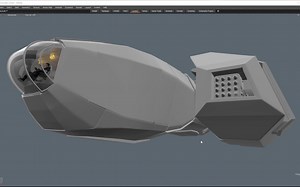 用MODO建立宇宙飞船概念设计模型