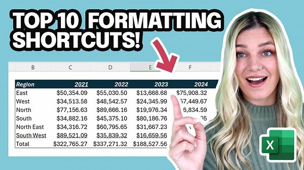 10 Excel formatting shortcuts worth knowing