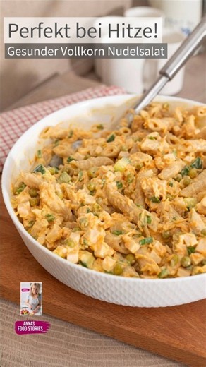 Cremiger Vollkorn-Nudelsalat – gesund, proteinreich & super sättigend