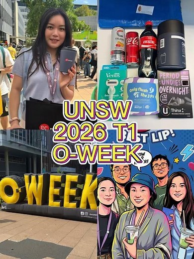 UNSW O-Week 2026 🇦🇺 | Campus Life, Freebies & First Impressions