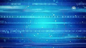 Blue Abstract Techno Animation Computer Generated Stock Footage Video (100% Royalty-free) 7508389 | Shutterstock