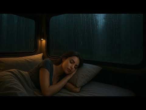 Soothing Rain Surrounding the Campervan | Calm Night Ambience