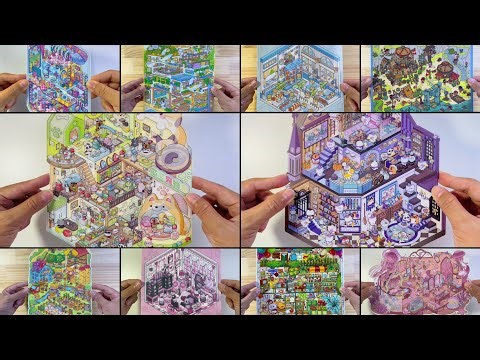 [ASMR] DIY 39 different stickers~