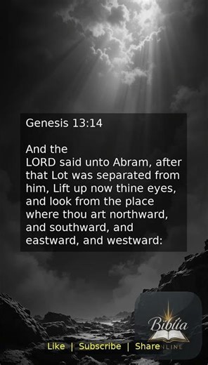 Genesis 13:14 | Daily Bible Verse 🙏