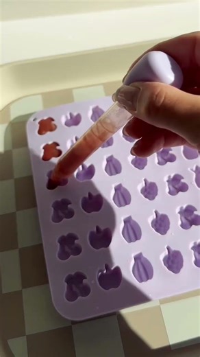 Simple Ingredients into home made gummies! 🍒🍓