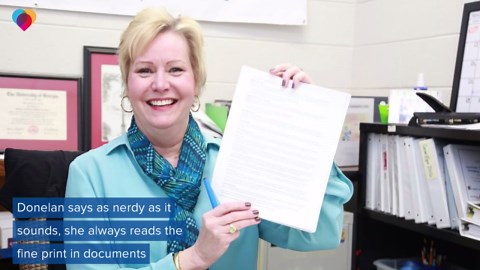 Teacher wins $10,000 for reading fine print in insurance policy