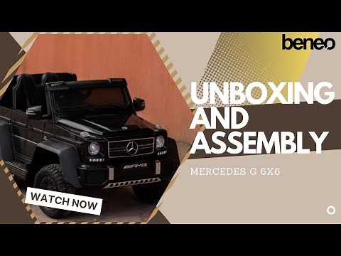 Unboxing and assembly of Mercedes G63 6X6 electric ride-on car (MOST AWAITED VIDEO)