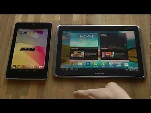 Samsung Galaxy Note 10.1 vs. Google Nexus 7 - Boot Up test