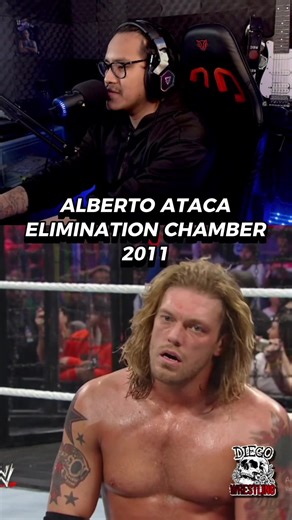 Alberto Del Rio Attacks Edge at Elimination Chamber 2011