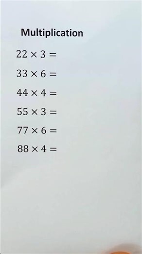 Multiplication Practice Worksheet | Easy Two-Digit Multiplication📚🖊️#unitedstates #america