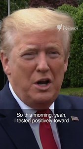 'Positively toward negative': US President Trump gave this confusing response when he was asked what his latest COVID-19 test results were. | SBS News