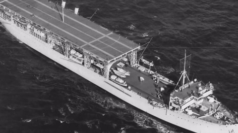 The First American Aircraft Carrier That Was Hunted Down and Burned at Sea