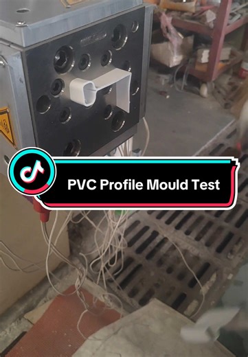 PVC Profile Mould Test #EKO #EKOmould #plastic#extrusion #Pvc #khuondunnhua #maydunnhua #moldtesting #khuonnhuaEKO