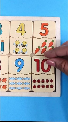 Let’s Learn Numbers 1 to 10 | Number Puzzle | JJ's Number Song #cocomelon #toddlerlearning #shorts