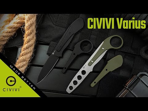 CIVIVI VARIUS: Thin Fixed Blade by Allan Elishewitz