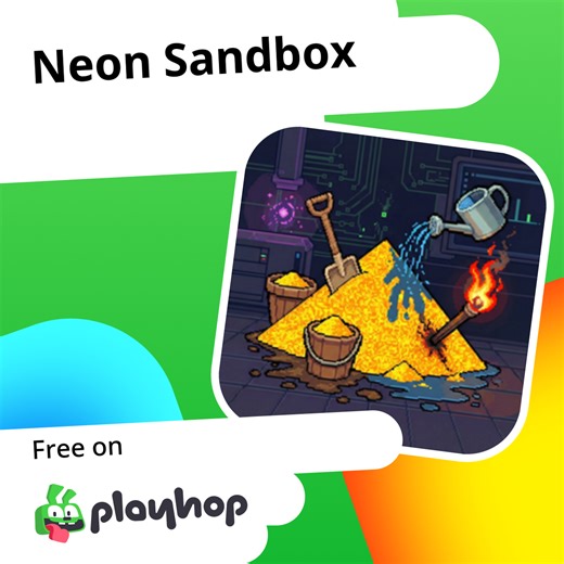 Neon Sandbox: Play Online For Free On Playhop