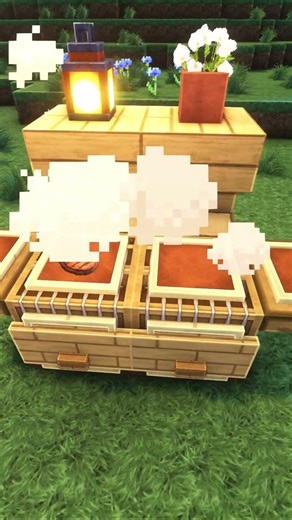 Minecraft BBQ Grill 🥩 #shorts