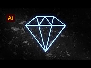 Creating a Diamond in Illustrator in very easy way || how to draw a diamond in illustrator