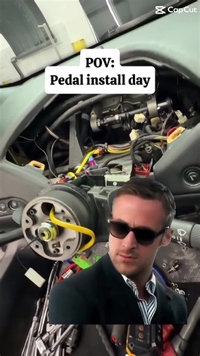 Gotta love a good third pedal install #gatedmanual #manualconversion #lamborghini #exoticcars #shifting @mark crandall