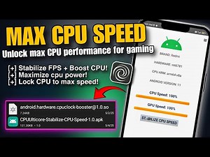 How To Stabilize CPU & Boost FPS in Games | No Root | Smooth Gaming Trick!
