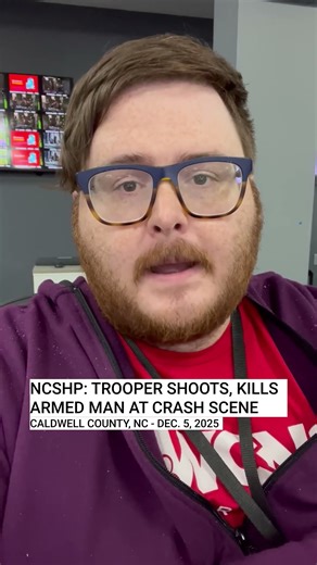 NCSHP: Trooper shoots, kills armed man at Caldwell County crash scene