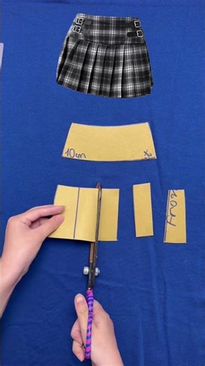 Pleated Skirt Pattern Making Tutorial 👗✨ #sewing #sewingtutorial #patterndesign