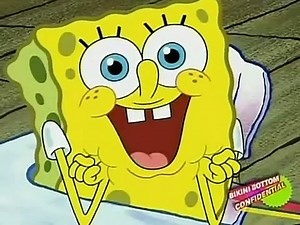 SpongeBob SquarePants breathing heavily