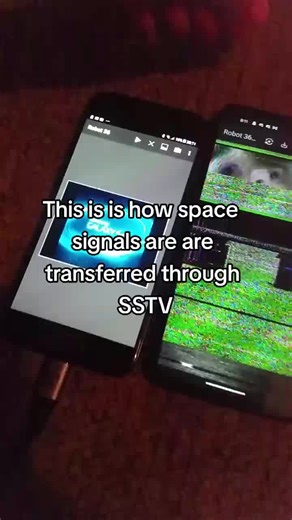 Space Signals Transfer Through SSTV