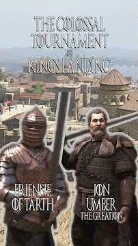 Brienne of Tarth vs Greatjon Umber | The Colossal Tournament of Kings Landing | Realm of Thrones