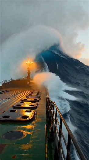 Extreme Ocean Storm Footage | Ship Fighting Massive Waves 🌊#trending #shorts #viral