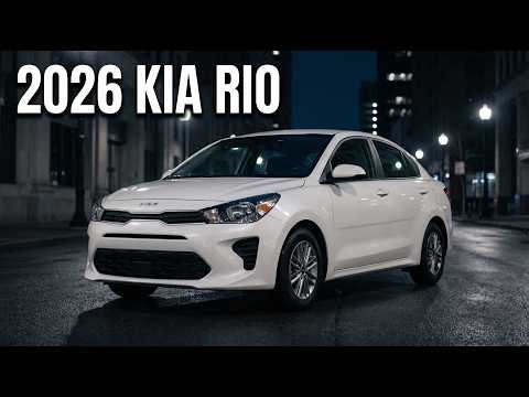 All-New Kia Rio 2026 Review | Best Budget Sedan? Price & Features