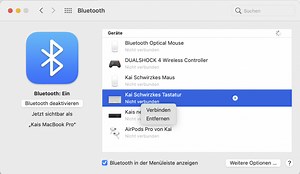 Tipp: Magic Keyboard 1 bei Verbindungsproblemen mit macOS Big Sur neu koppeln