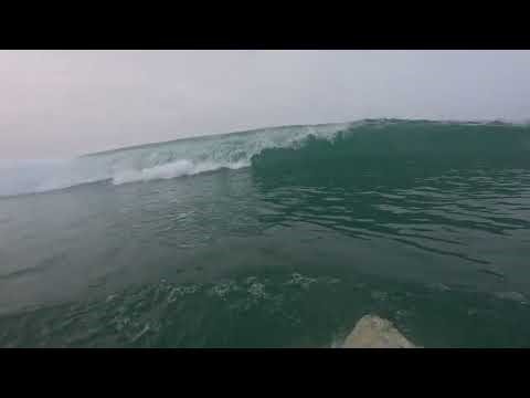 POV Surfing Cloudy Morning | January 21st | Huntington Beach