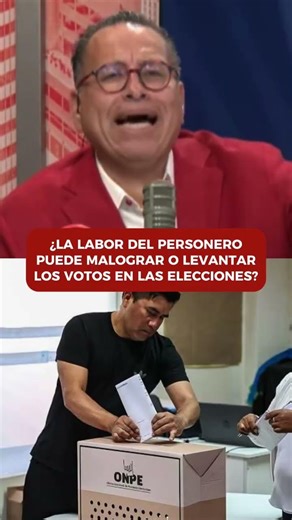 ¿La labor del personero puede malograr o levantar los votos en las elecciones? #PBO #Elecciones2026