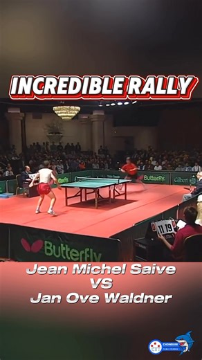 ‼️Incredible Rally 🏓 Jean Michel Saive VS Jan Ove Waldner #highlights #卓球 #乒乓球 #pingpong #tabletennis | Chonburi Table Tennis by ปิงปอง Sornanan ชลบุรี