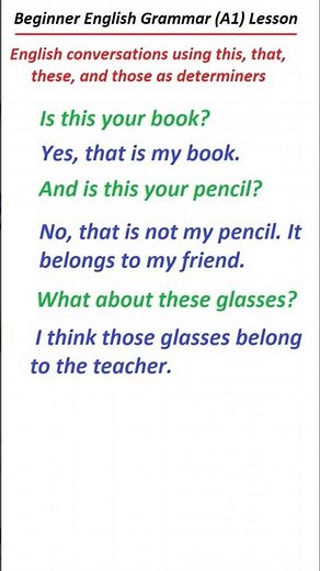 Easy English speaking Conversation for beginner || How to speak English fluently ?