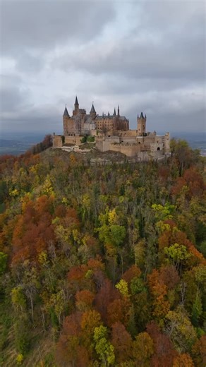 Castle Pics on Instagram: "Perched high atop Mount Hohenzollern in Baden-Württemberg, Germany, Hohenzollern Castle is one of the most breathtaking hilltop fortresses in Europe. Originally built in the 11th century, it served as the ancestral seat of the powerful Hohenzollern family the dynasty that later ruled Prussia and the German Empire. The present castle, completed in the mid-19th century under King Frederick William IV of Prussia, is a masterpiece of neo-Gothic architecture. With its soari