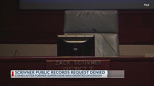 Zack Scrivner public records request denied